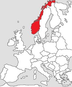 Distribution of Gnaphosa nordlandica.