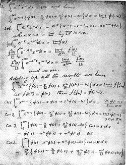 Ramanujan's "Master Theorem" page.jpg