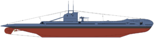 Shadowgraph U british class groupe II submarine.svg