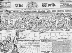 The Royal Feast of Belshazzar Blaine and the Money Kings (1884).jpg