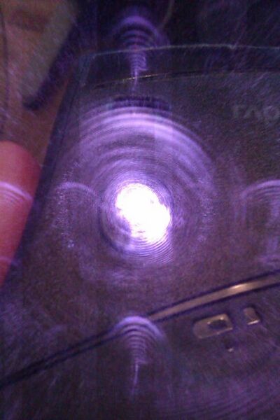 File:Captured infrared light from a laser mouse.jpg