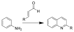 Doebner-Miller Reaction Scheme.png