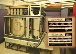 ETA Systems ETA10 supercomputer (1987-1989) where CPU is mounted in a liquid nitrogen tank for liquid cooling (End of an ERA) - Computer History Museum, 2010-01-21 15.43.38 by Jitze Couperus.jpg