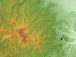 Funagata Volcano Relief Map, SRTM-1.jpg