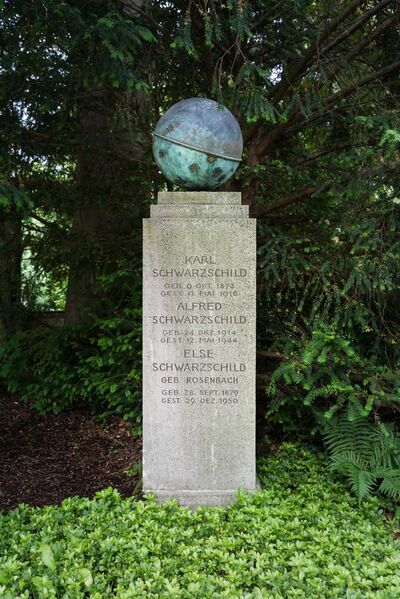 File:Grave of Karl Schwarzschild at Stadtfriedhof Göttingen 2017 01.jpg