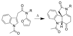 Example of a cycloaddition of indole