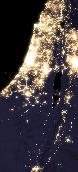 File:Israel at night.jpg
