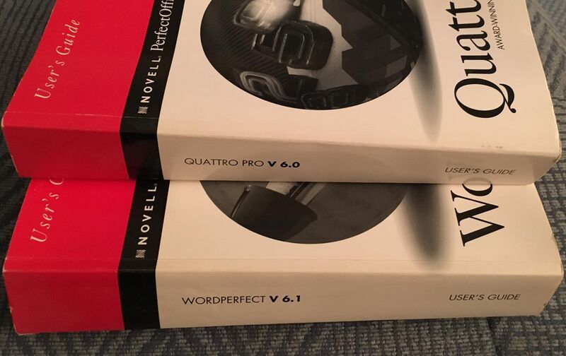 File:Novell WordPerfect and Quattro Pro users guides.jpg