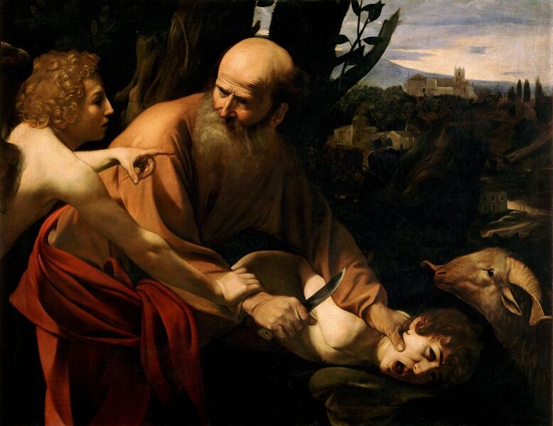 File:Sacrifice of Isaac-Caravaggio (Uffizi).jpg