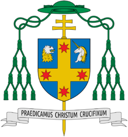 Coat of arms of Peter Andrew Comensoli (archbishop).svg