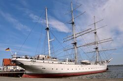 Gorch Fock (ship, 1933), Stralsund, 2019 (01).jpg