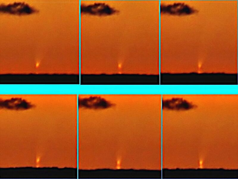 File:Inferior mirage of sunset comet.jpg
