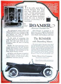 1918 Roamer Rochester Duesenberg magazine ad.jpg