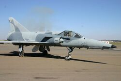842 AMD Mirage 3 South African Air Force (7689988740).jpg