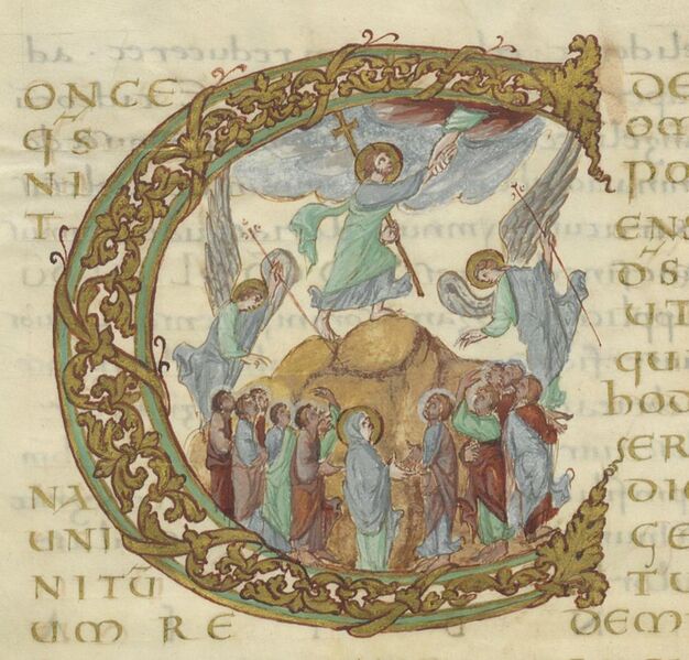 File:Ascension, sacramentaire de Drogon.jpg