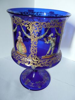 Decorated cup