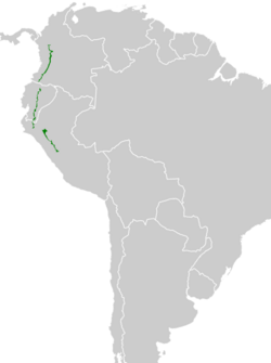 Hapaloptila castanea map.svg