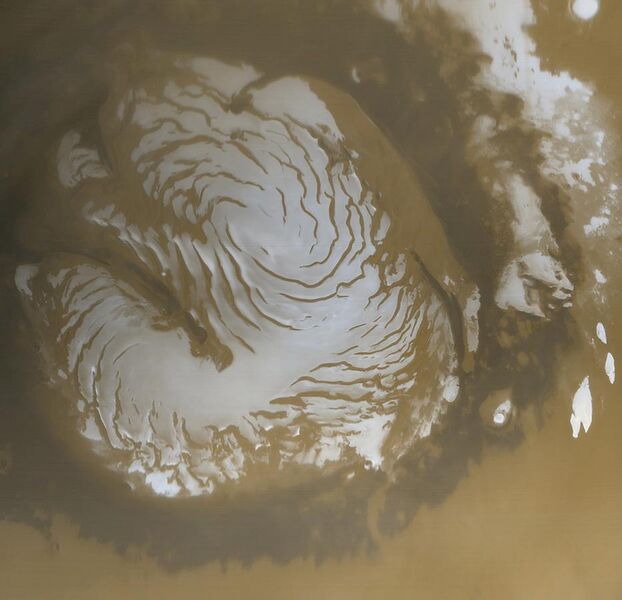 File:Martian north polar cap.jpg