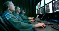Monitoring a simulated test at Central Control Facility at Eglin Air Force Base (080416-F-5297K-101).jpg