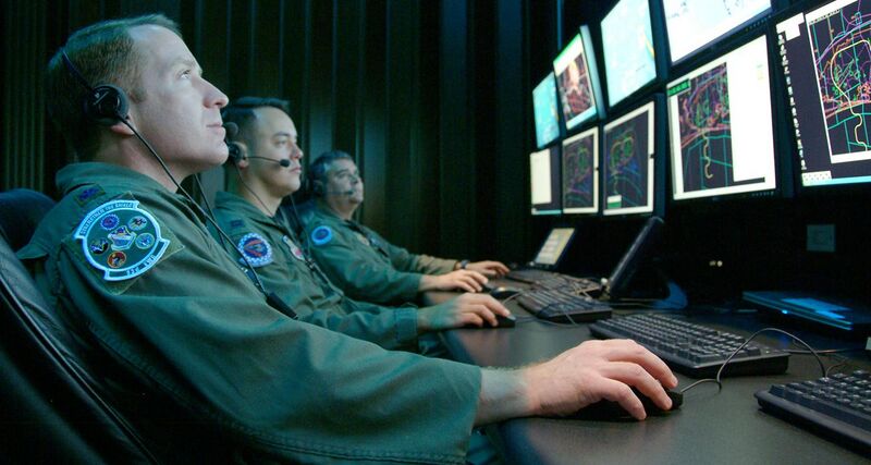 File:Monitoring a simulated test at Central Control Facility at Eglin Air Force Base (080416-F-5297K-101).jpg