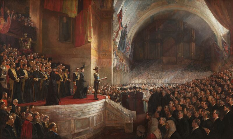 File:Opening of the first parliament.jpg