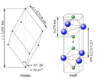Corindon structure cristalline.svg
