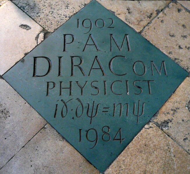 File:Dirac's commemorative marker.jpg