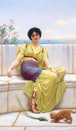 Godward Idleness 1900.jpg