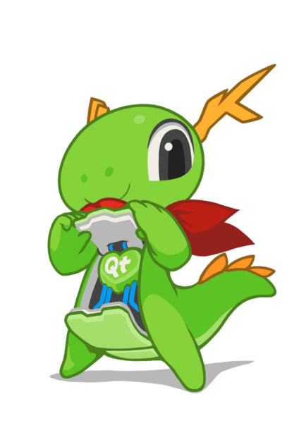 File:KDE Mascot Konqi for Qt.png