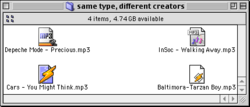 Mac OS window with four different MP3 files.png
