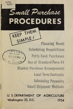 Small purchase procedures. Keep them simple! (IA CAT10678129).pdf