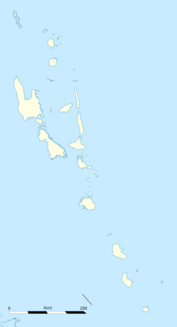 Luganville is located in Vanuatu