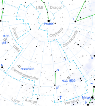 Gliese 445 is located in the constellation Camelopardalis