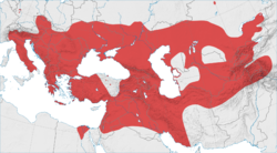 Natrix tessellata distribution map.svg