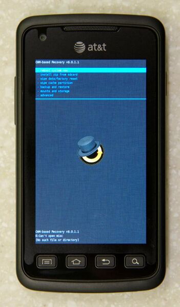 File:Samsung Rugby Smart ClockworkMod Recovery main menu.jpeg