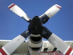 USCG Lockheed HC-130H 1704 port turboprop.JPG