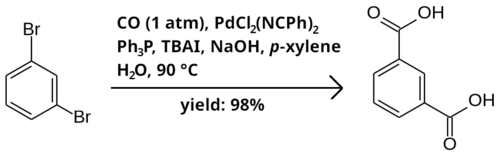 1,3-dibromobenzene to isophthalic acid