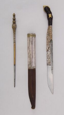 Dagger (Piha Kaetta) with Stylus and Sheath MET 32.75.251a-c 005june2014.jpg