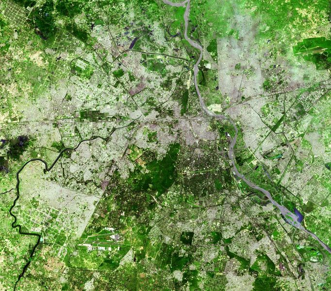 File:Delhi Aerial View, Satellite Image, India September 2003.jpg