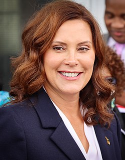 Image of the 49th Governor of Michigan Gretchen Whitmer