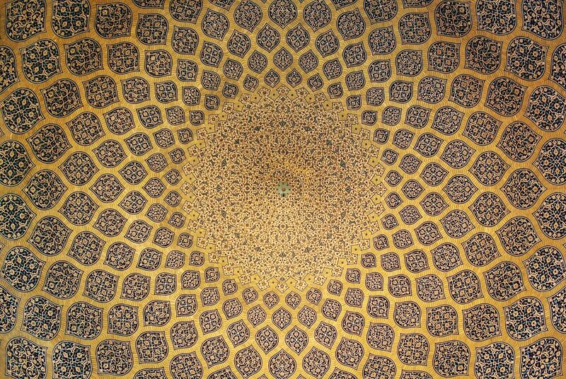 File:Isfahan Lotfollah mosque ceiling symmetric.jpg