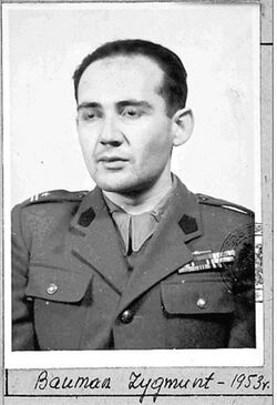 Bauman in the uniform of major of Internal Security Corps (1953)