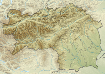 Austria Styria relief location map.svg