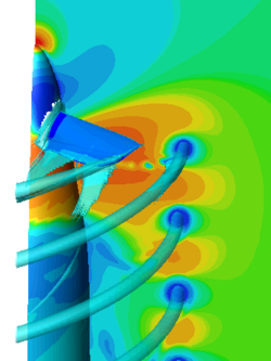 CFD simulation showing vorticity isosurfaces behind propeller.png