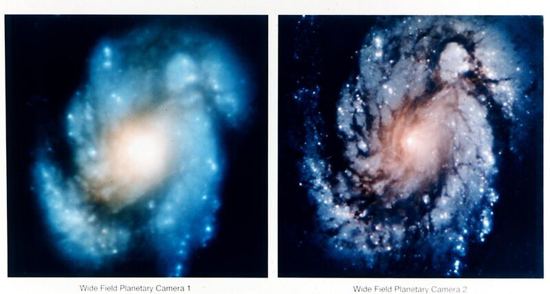 File:Hubble Images of M100 Before and After Mirror Repair - GPN-2002-000064.jpg