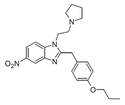 Protonitazepyne structure.png