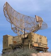 Israeli military radar is typical of the type of radar used for air traffic control. The antenna rotates at a steady rate, sweeping the local airspace with a narrow vertical fan-shaped beam, to detect aircraft at all altitudes.