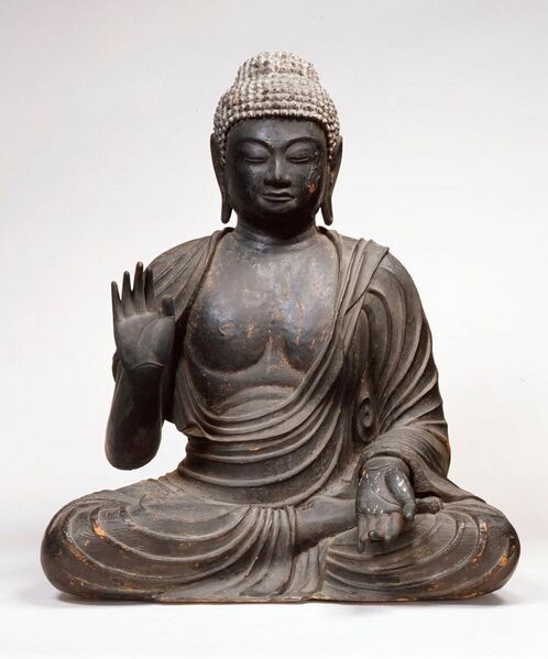File:Seated Shaka Nyorai (Sakyamuni, Gautama Buddha).jpg