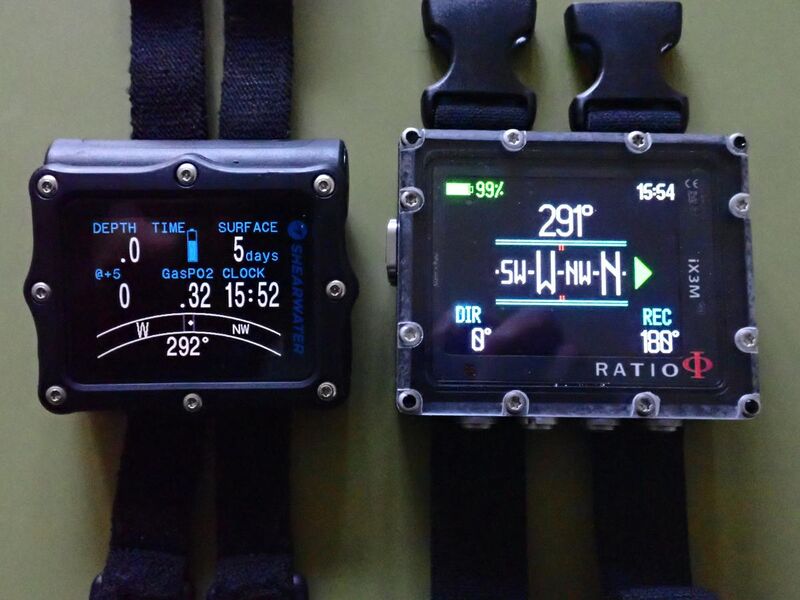 File:Shearwater Perdix and Ratio iX3M GPS in compass mode P9070460.jpg
