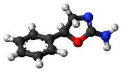 Aminorex molecule ball.png